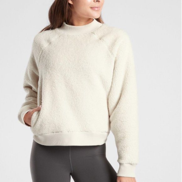 Athleta Tops - Athleta Asana Sherpa Sweatshirt
